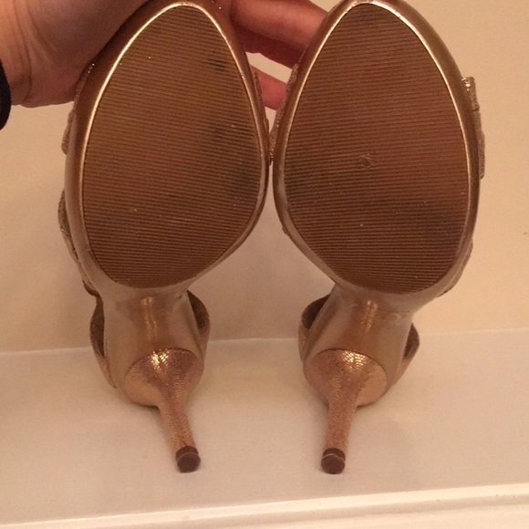 F21 Gold Python Heel - Picture 5 of 8